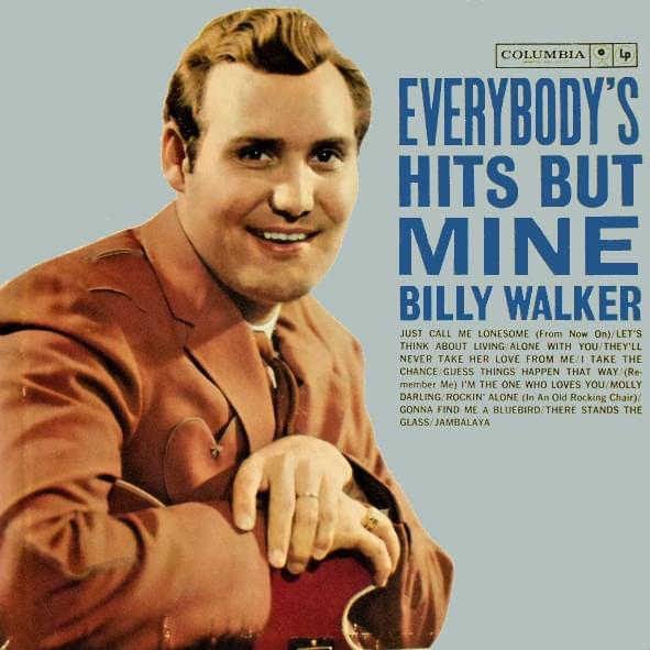 Album cover art for "I Guess Things Happen That Way" by Billy Walker