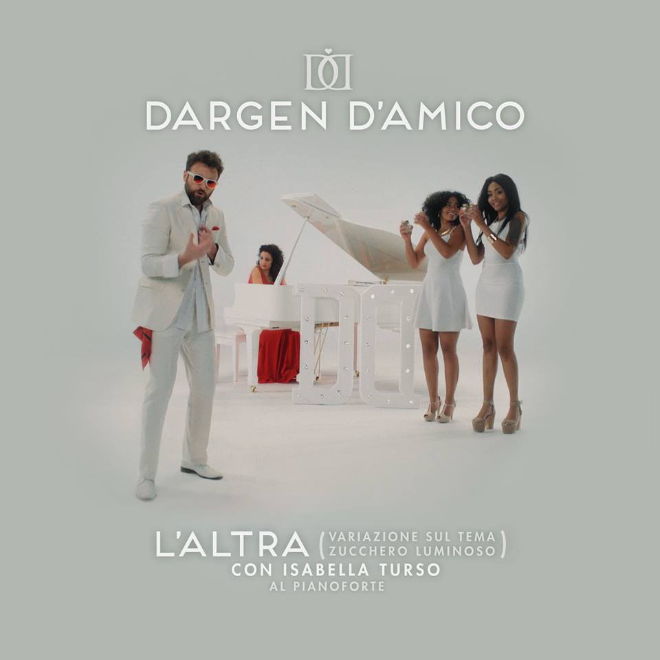 Album cover art for "L’altra (Variazione sul tema ”Zucchero luminoso”)" by Dargen D’Amico & Isabella Turso