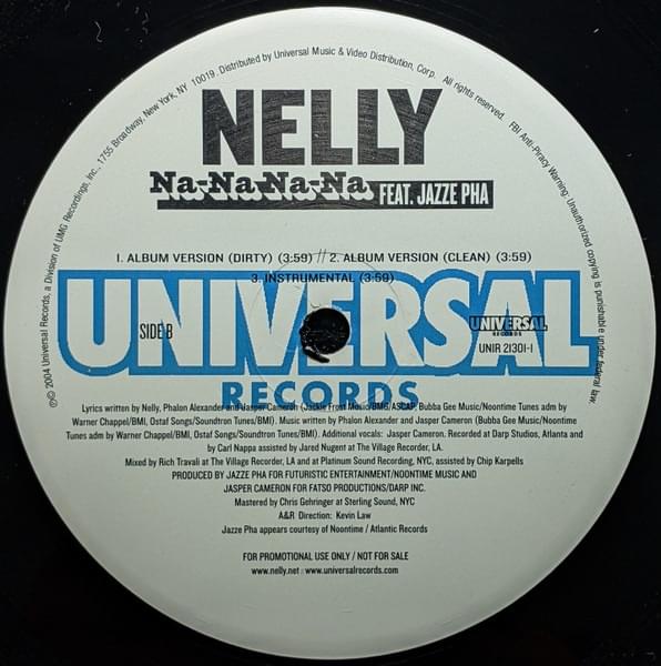 Album cover art for "Na-Nana-Na" by Nelly