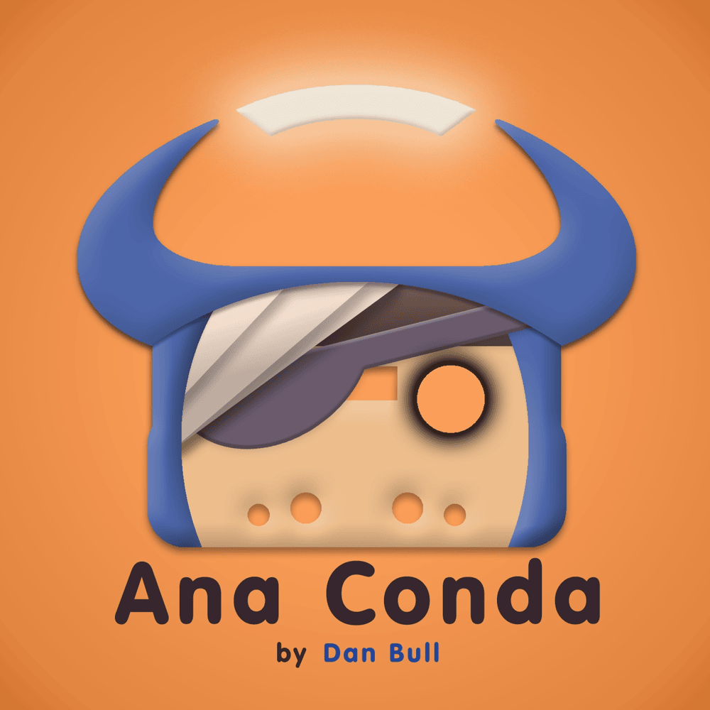 Album cover art for "Ana Conda" by Dan Bull