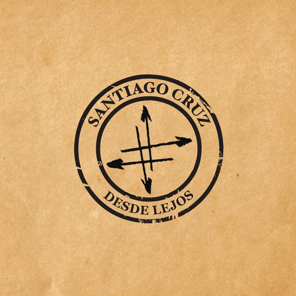 Album cover art for "Desde Lejos" by Santiago Cruz