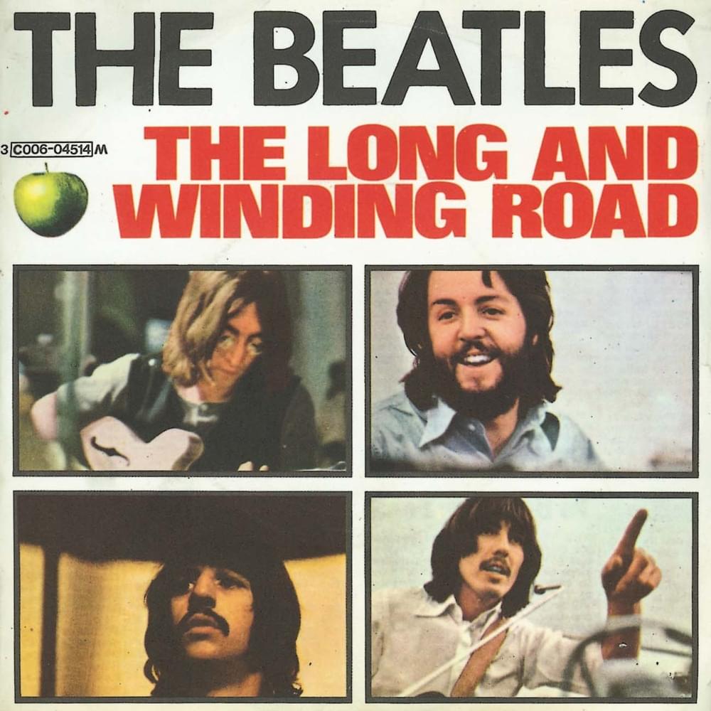 Album cover art for "The Long and Winding Road" by The Beatles