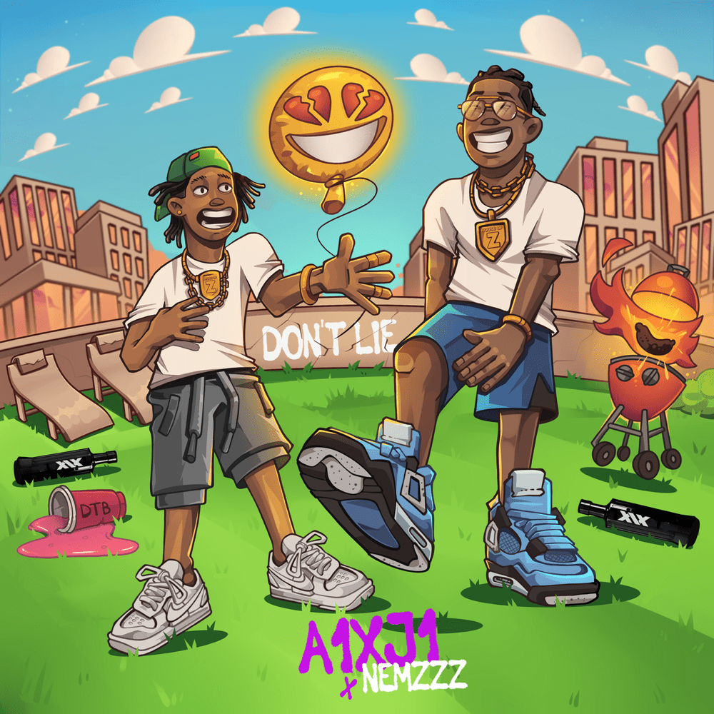 Album cover art for "Don’t Lie" by A1 x J1