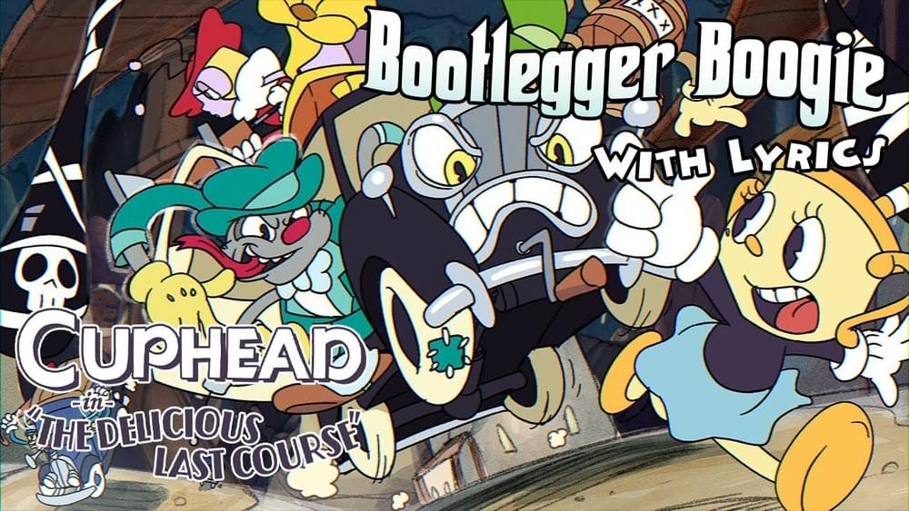 Album cover art for "Bootlegger Boogie WITH LYRICS - Cuphead: The Delicious Last Course Cover" by Juno Songs & EmilyGo VO & RecD