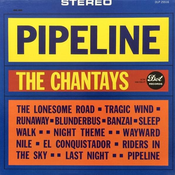 Album cover art for "Pipeline" by The Chantays
