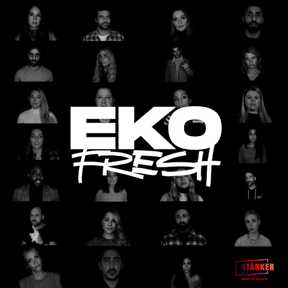 Album cover art for "Stärker als Gewalt" by Eko Fresh