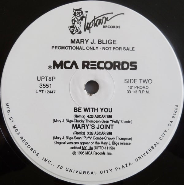 Album cover art for "Be With You (Remix)" by Mary J. Blige & Lauryn Hill