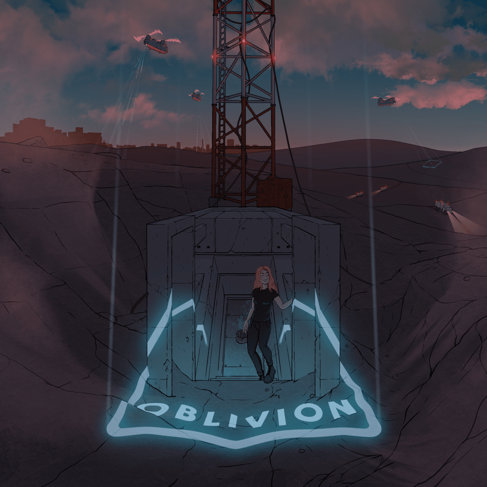 Album cover art for "OBLIVION" by AViVA