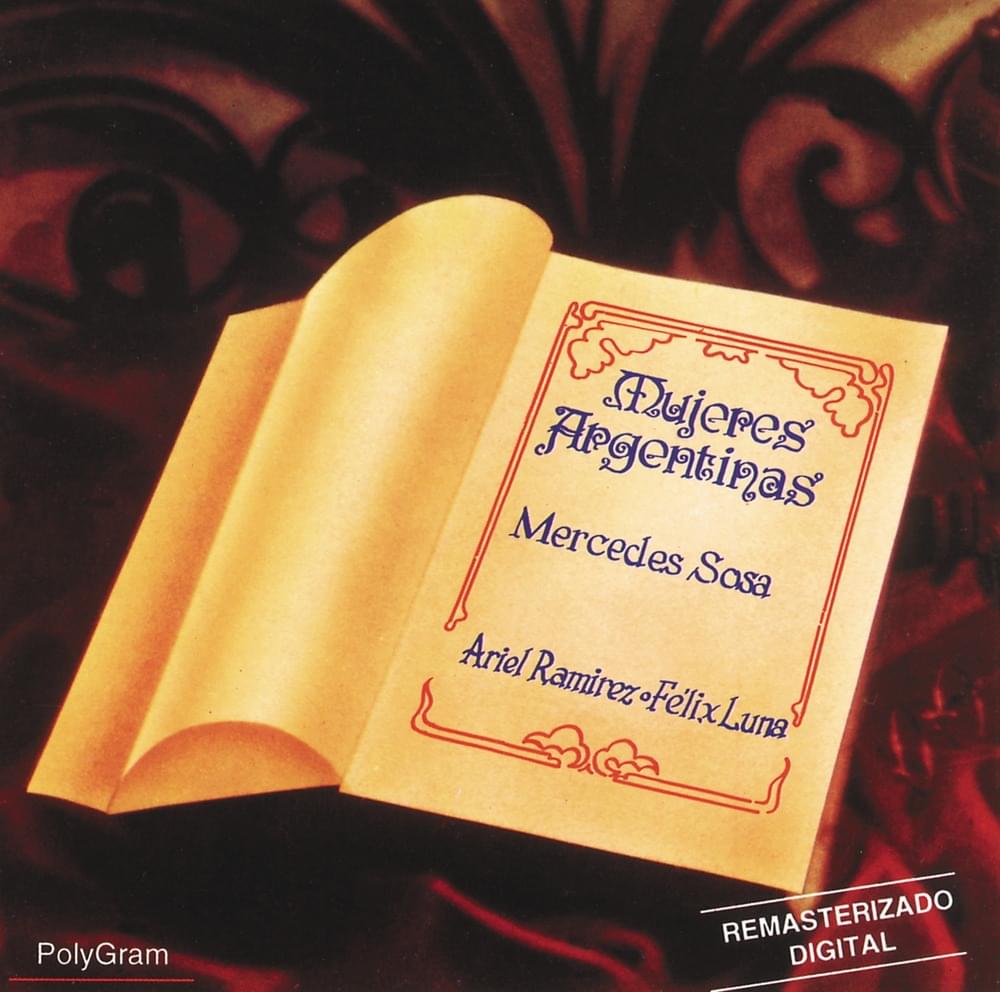 Album cover art for "Juana Azurduy" by Mercedes Sosa
