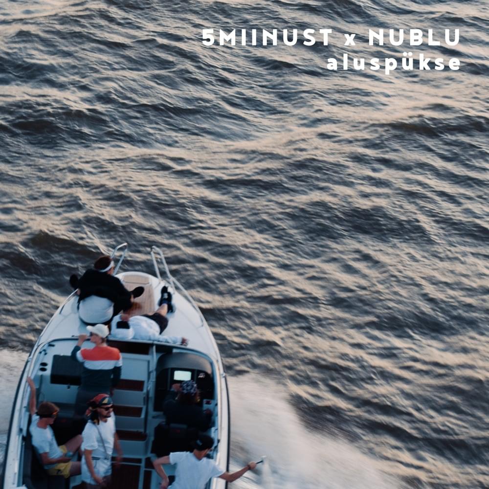 Album cover art for "Aluspükse" by 5MIINUST & Elina Born & Reket & nublu