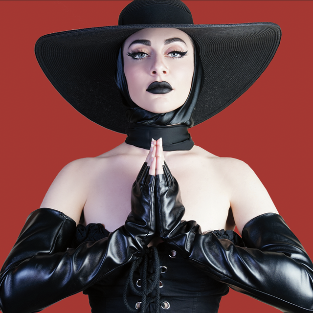 Album cover art for "NAUGHTY GIRL" by Qveen Herby