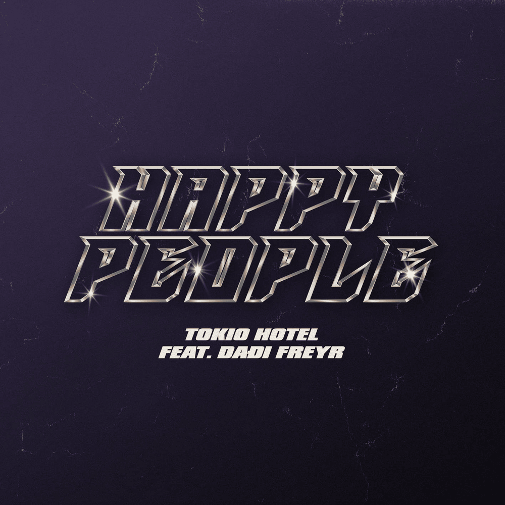Album cover art for "Happy People" by Tokio Hotel & Daði Freyr