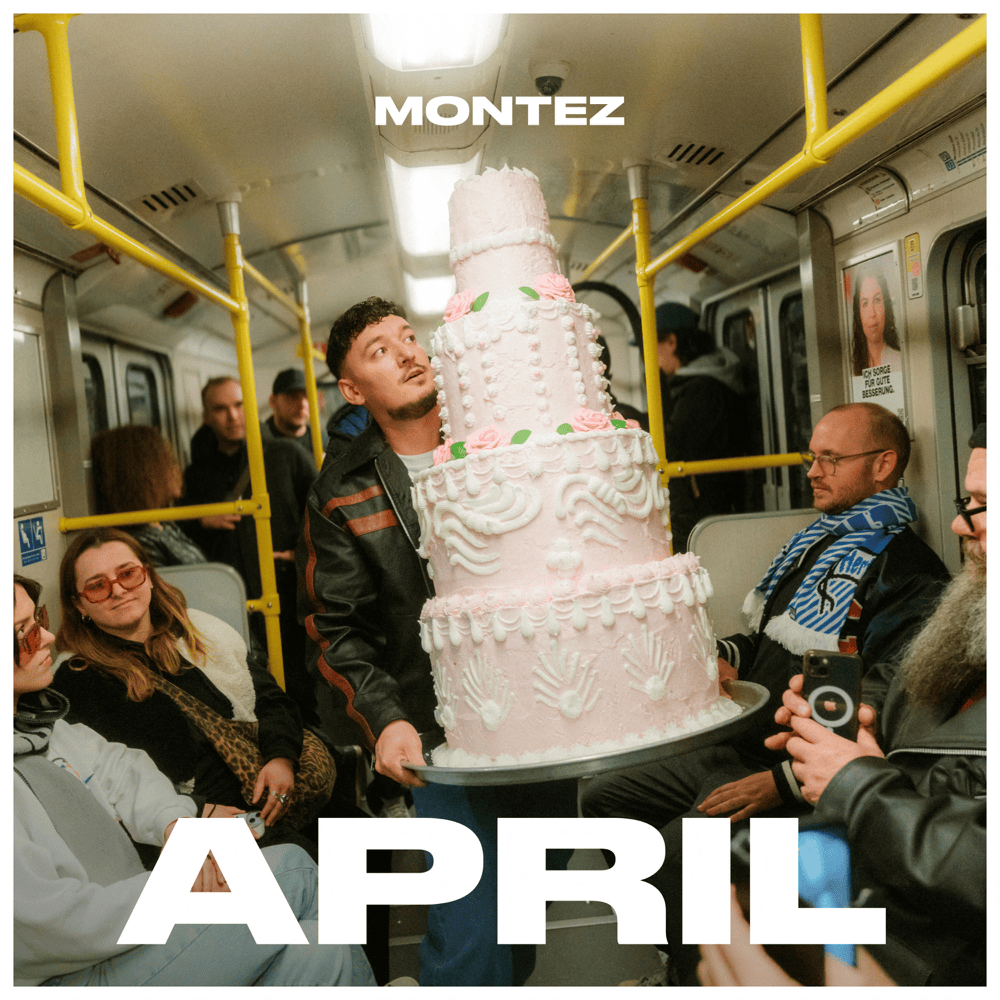 Album cover art for "April" by Montez