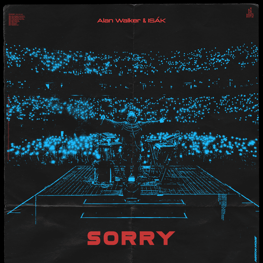 Album cover art for "Sorry" by Alan Walker & ISÁK (NOR)
