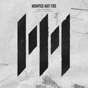 Album cover art for "Only Human" by Memphis May Fire & AJ Channer