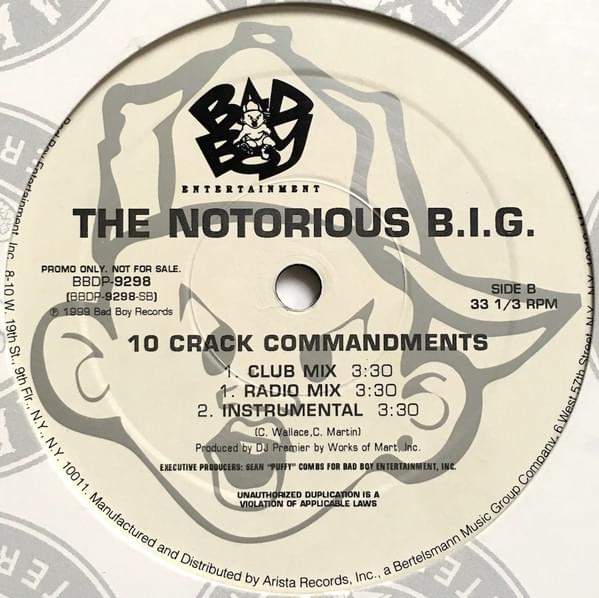 Ten Crack Commandments by The Notorious B.I.G.