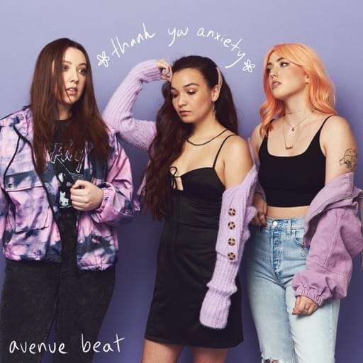 Album cover art for "thank you anxiety" by Avenue Beat
