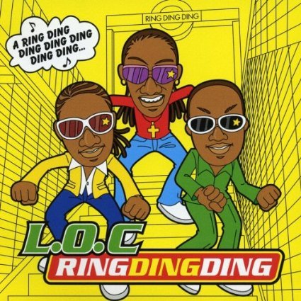 Album cover art for "Crazy Frog (Ring Ding Ding)" by L.O.C. (Dancehall Group)