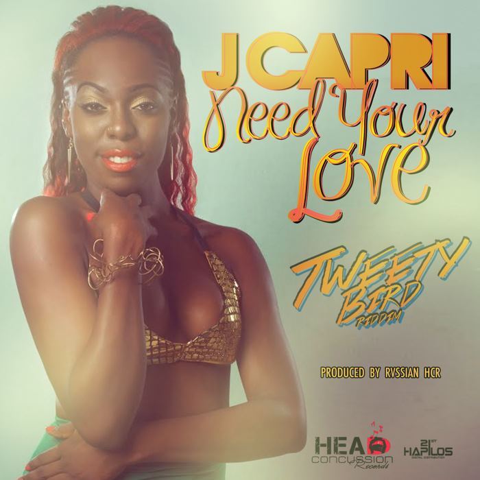 Album cover art for "Need Your Love" by J Capri