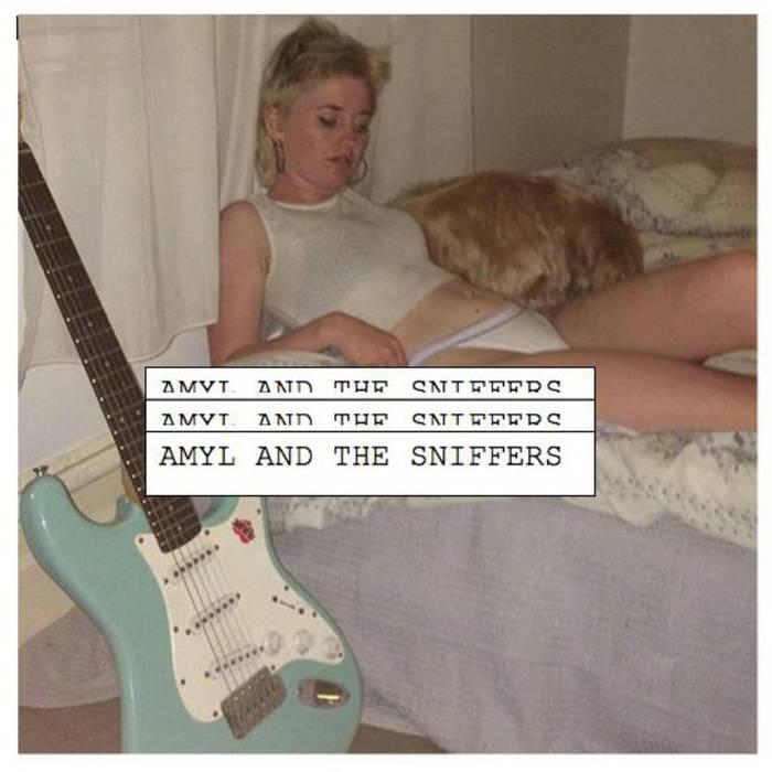 Album cover art for "Pleasure Forever" by Amyl and the Sniffers