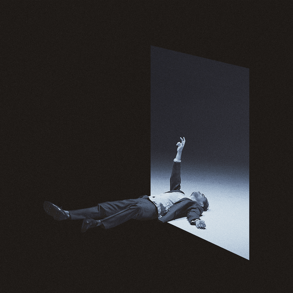 Album cover art for "Alone" by Rhys Lewis