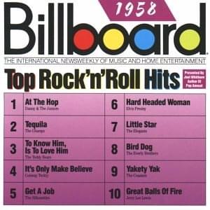 Cover image for Billboard Top Rock’N’Roll Hits - 1958
