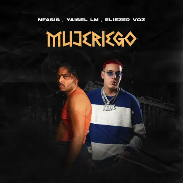 Album cover art for "Mujeriego" by Nfasis