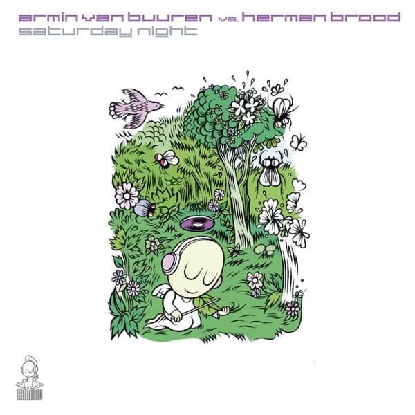 Album cover art for "Saturday Night" by Armin van Buuren & Herman Brood