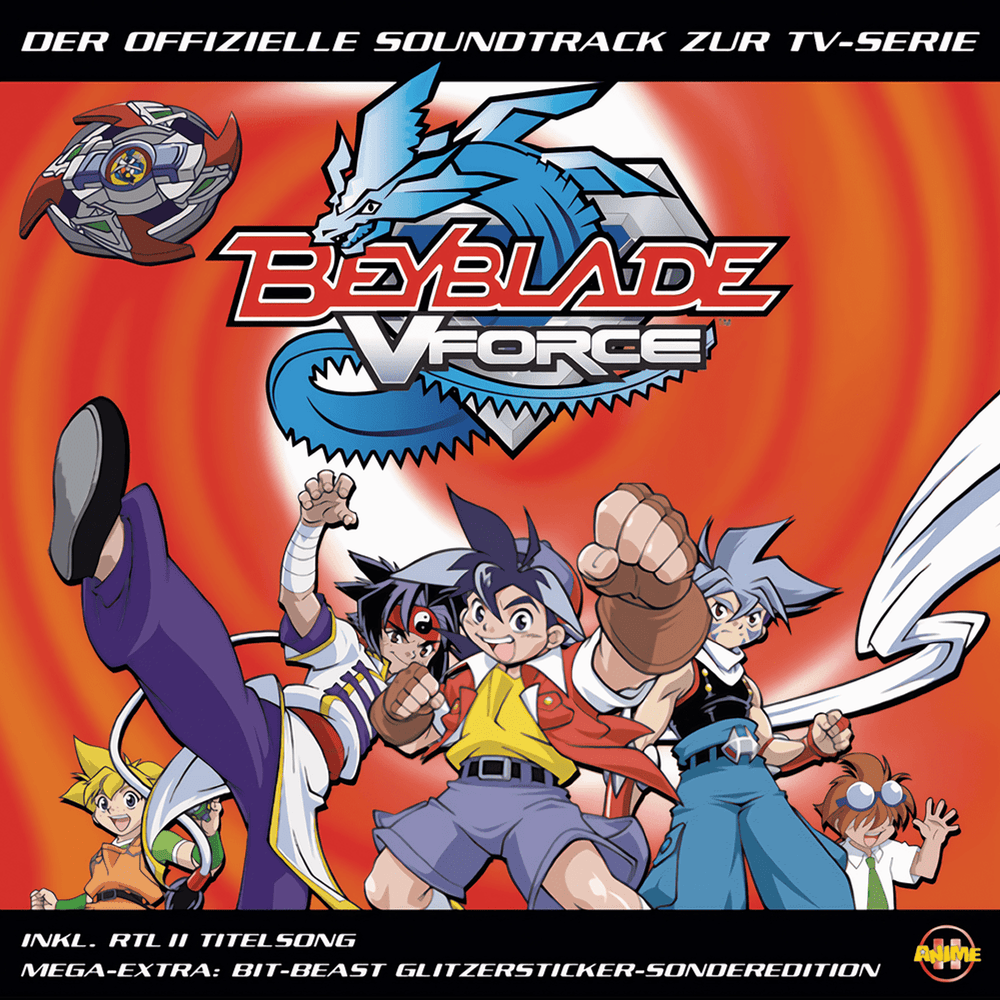 Album cover art for "Alles dreht sich (Beyblade)" by Anime Allstars & Noel Pix