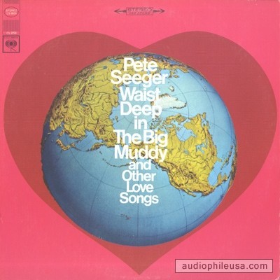 Album cover art for "Over the Hills" by Pete Seeger
