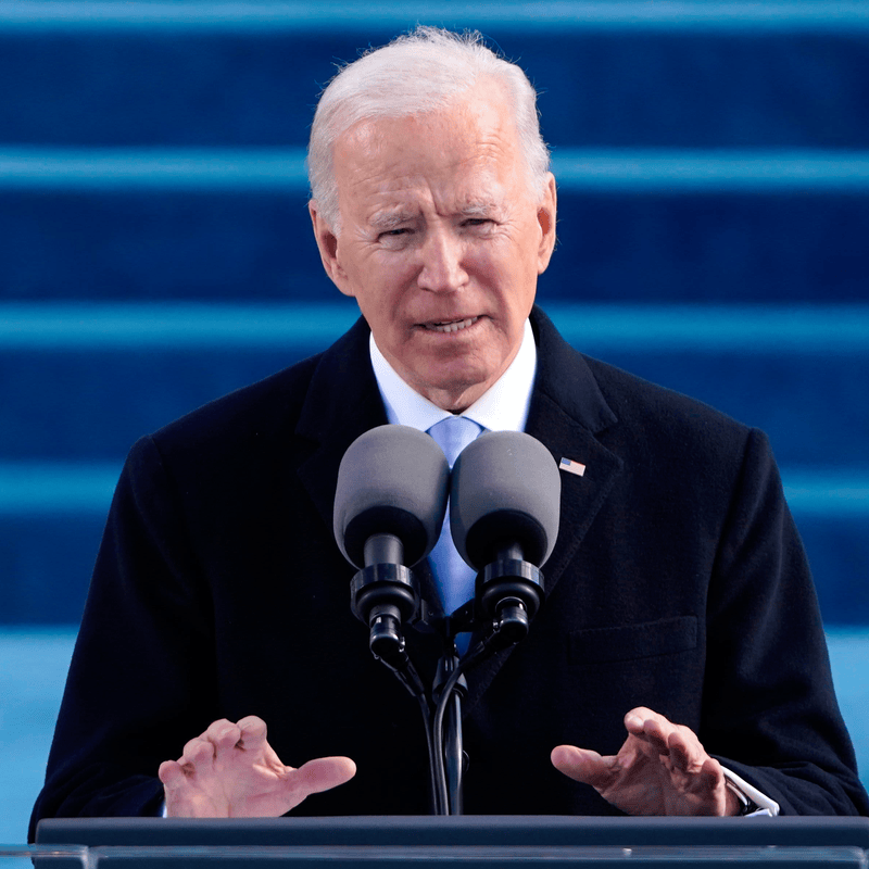 Album cover art for "Inaugural Address" by Joe Biden