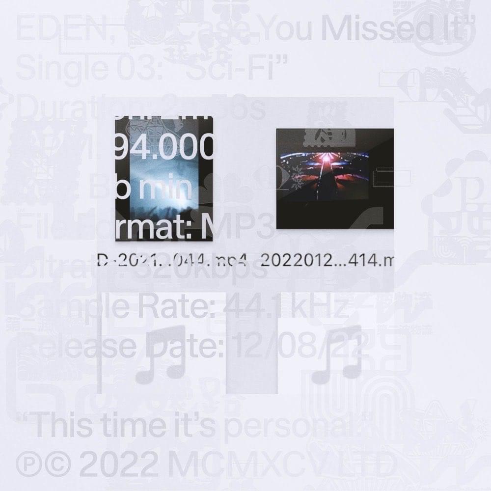 Album cover art for "Sci-Fi" by EDEN