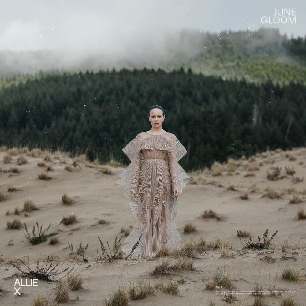 Album cover art for "June Gloom" by Allie X