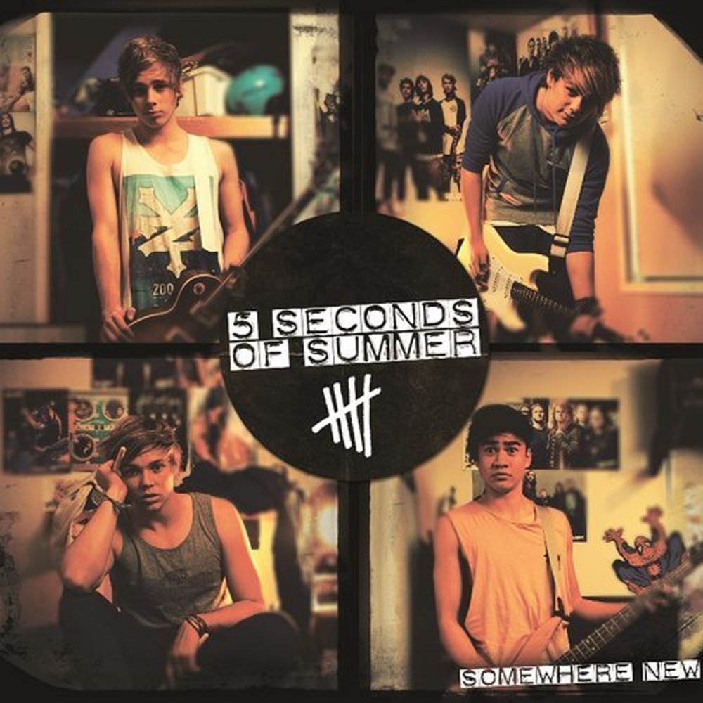 Album cover art for "Beside You" by 5 Seconds of Summer