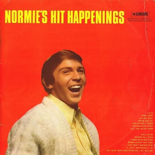 Album cover art for "It’s Not Easy" by Normie Rowe