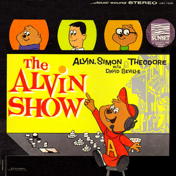 Album cover art for "The Alvin Show Theme (Opening)" by Alvin & The Chipmunks