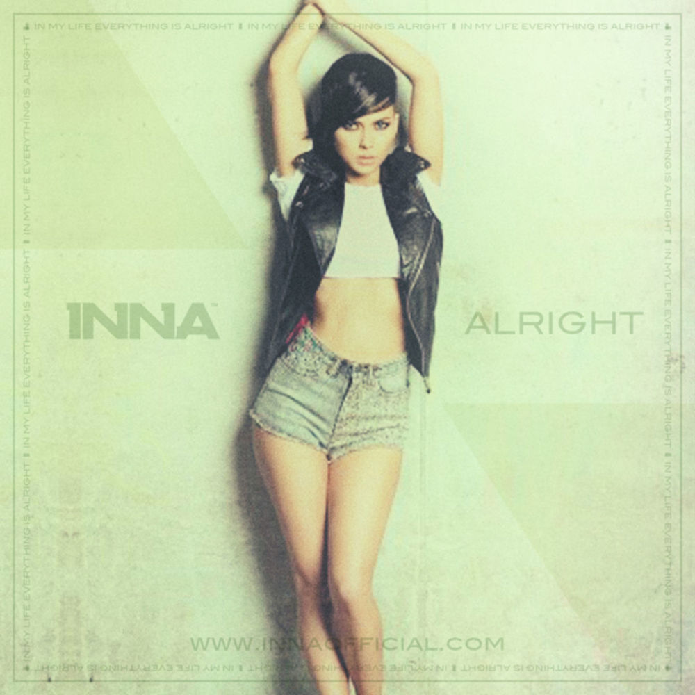 Album cover art for "Alright" by INNA