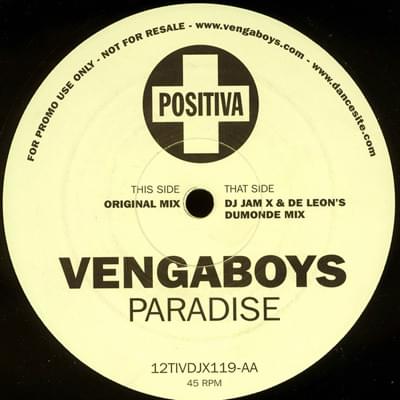 Album cover art for "Paradise..." by Vengaboys