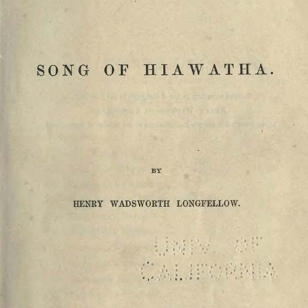 Cover image for The Song of Hiawatha