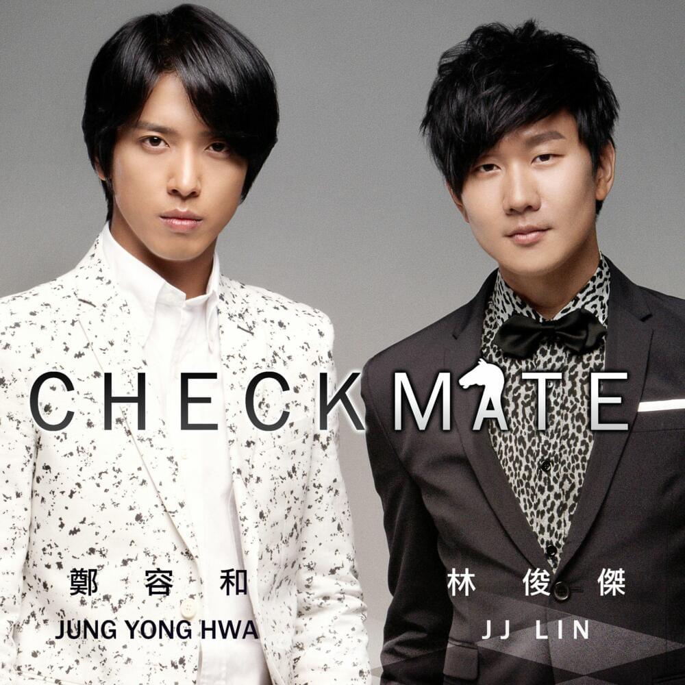 Album cover art for "Checkmate" by 林俊傑 (JJ Lin) & Jung Yong Hwa (정용화)