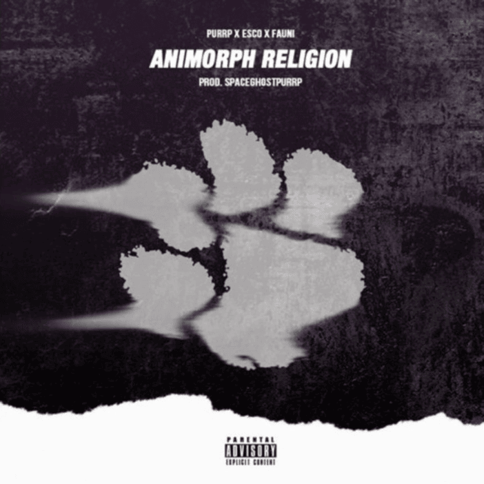 Album cover art for "Animorph Religion" by SpaceGhostPurrp & Terrance Escobar & Thouxanbanfauni & BBYGIRLINDY