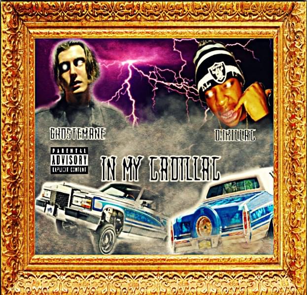Album cover art for "In My Cadillac" by Ghostemane