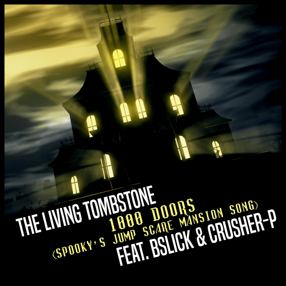 Album cover art for "1000 Doors" by The Living Tombstone & Crusher-P & Bslick