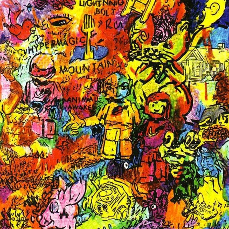 Album cover art for "Magic Mountain" by Lightning Bolt