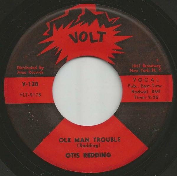 Album cover art for "Ole Man Trouble" by Otis Redding