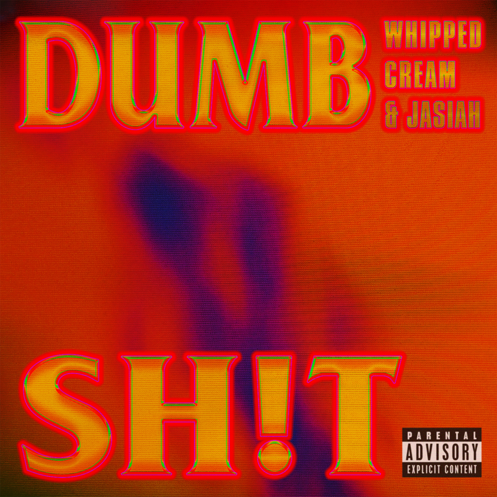 Album cover art for "DUMB SH!T" by WHIPPED CREAM