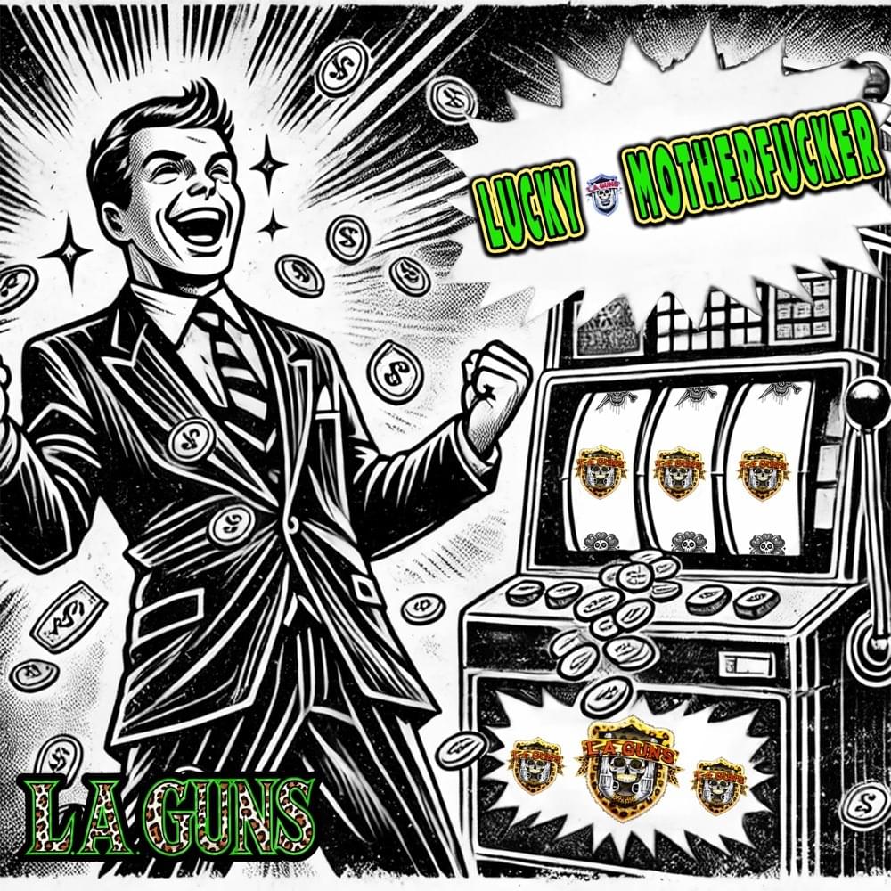 Album cover art for "Lucky Motherfucker" by L.A. Guns