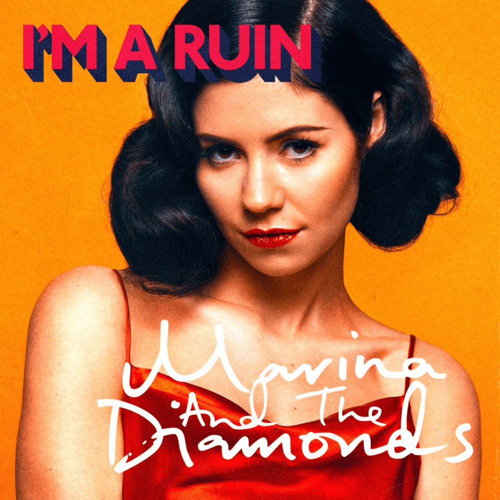 Album cover art for "I’m a Ruin" by MARINA