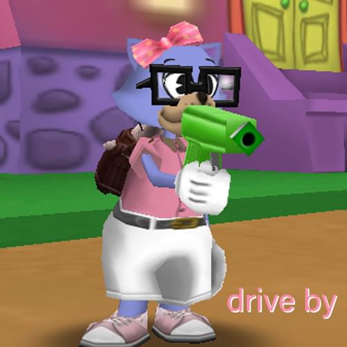 Album cover art for "drive by" by potsu