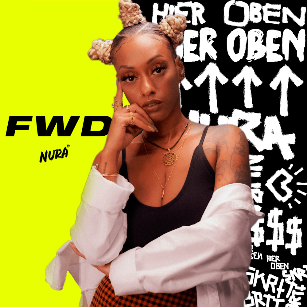 Album cover art for "Hier Oben" by Nura